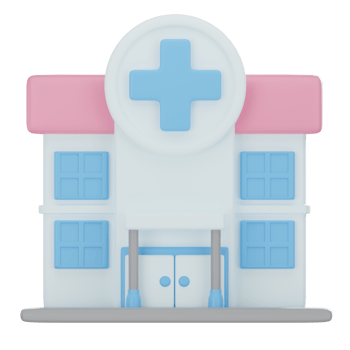 Hospital Building 3d icon png