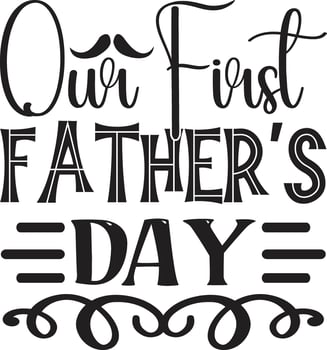 our first father's day vector