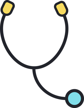 stethoscope flat icon. png