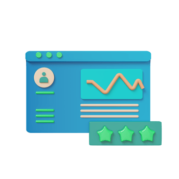 profile statistic 3d illustration png
