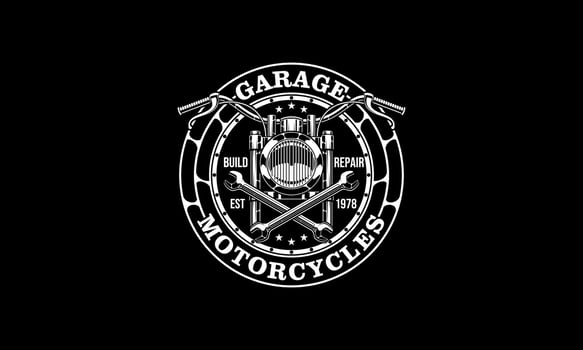 vintage motor vector illustration