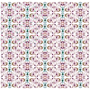 abstract background with vintage floral ornaments vector