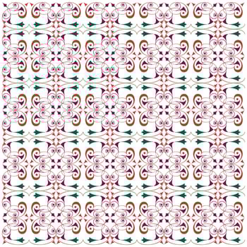 abstract background with vintage floral ornaments vector