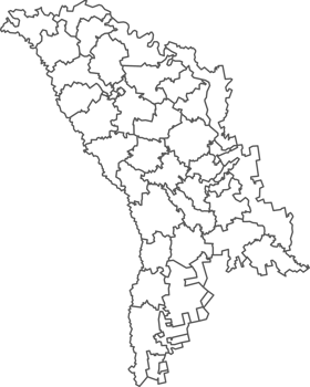 Map of Moldova with detailed country map, line map. png