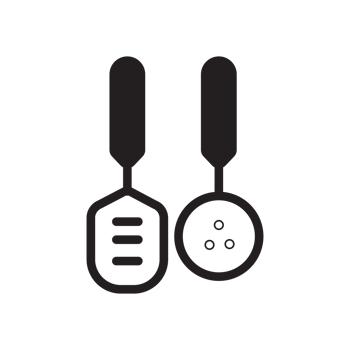 icon tools in the kitchen, black icon png