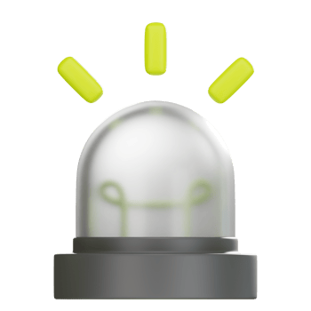 Alert 3D Illustration png