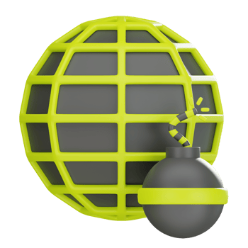 Website Harmful 3D Illustration png