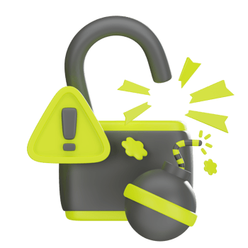 Harmful Protection 3D Illustration png