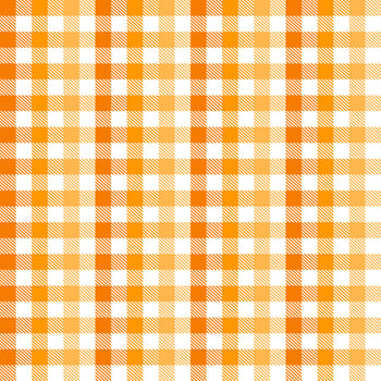 Orange plaid pattern with oblique line inside background. plaid pattern background. plaid background. Seamless pattern. for backdrop, decoration, gift wrapping, gingham tablecloth, blanket. vector