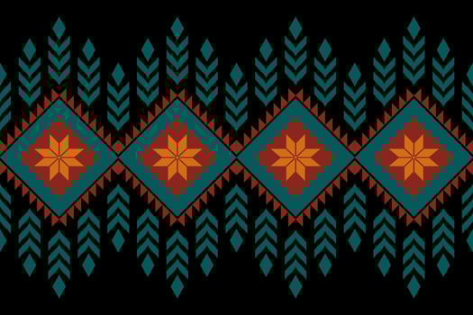ethnic geometric seamless pattern. Geometric ethnic pattern can be used in fabric design for clothes, decorative paper, wrapping, textile, embroidery, illustration, vector, carpet vector