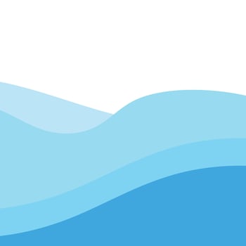 Abstract Water wave design background vector