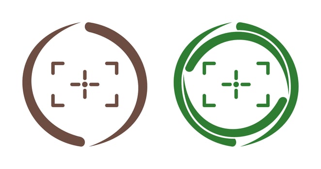 Unique Focus Vector Icon
