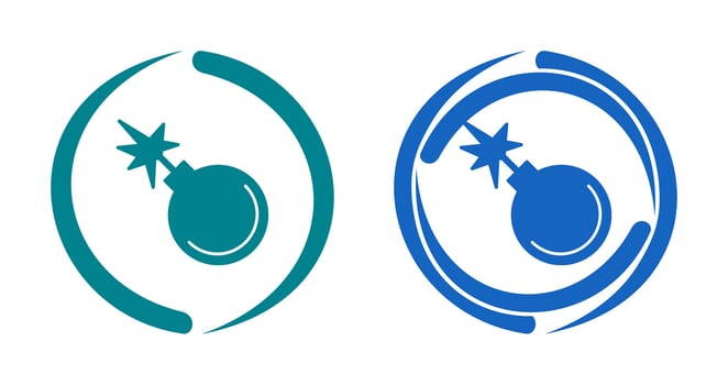 Danger of Explosion Vector Icon