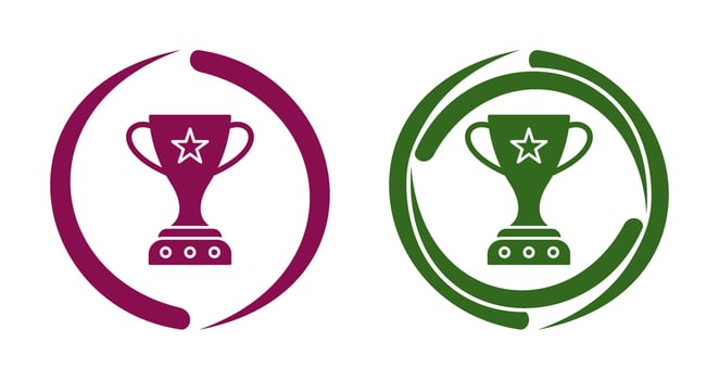 Unique Winner Vector Icon