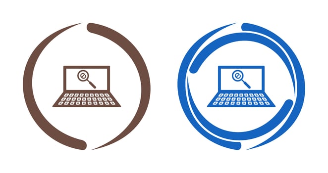 Unique Find on Internet Vector Icon