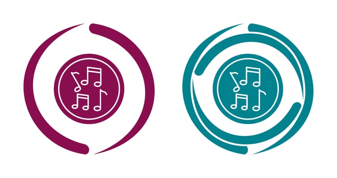 Musical Notes Vector Icon