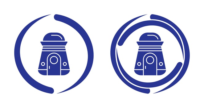 Space Capsule Vector Icon