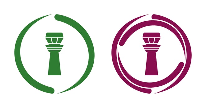 Control Tower Vector Icon