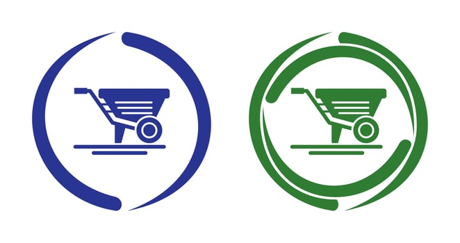 Wheelbarrow Vector Icon