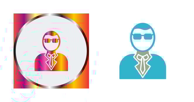 Casino Manager Vector Icon