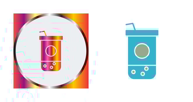 Chocolate Shake Vector Icon