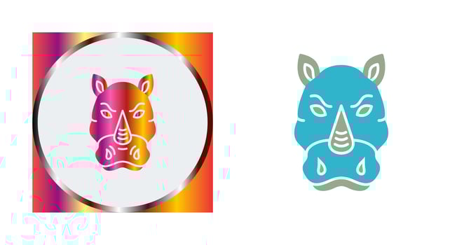Rhino Vector Icon