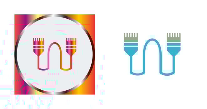 Internet Cable Vector Icon