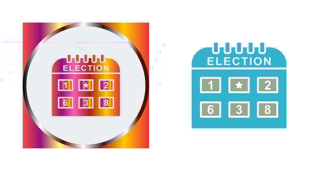 Election Day Vector Icon