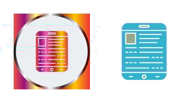 Ebook Vector Icon
