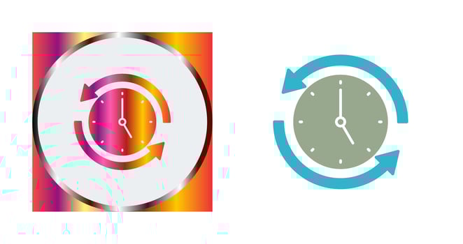 Run Time Vector Icon
