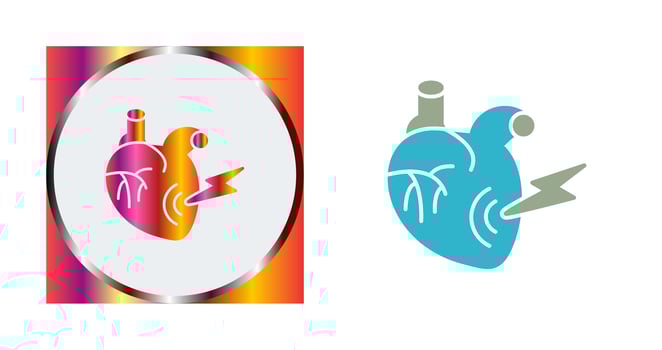 Heart Attack Vector Icon