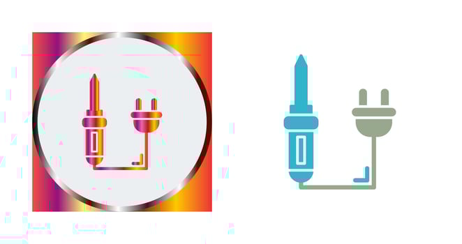 Soldering Iron Vector Icon