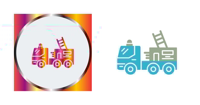 Fire Truck Vector Icon