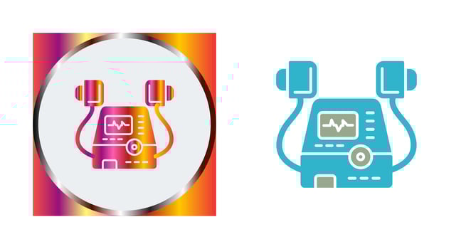 Defribillator Vector Icon