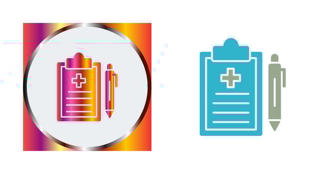 Medical Record Vector Icon