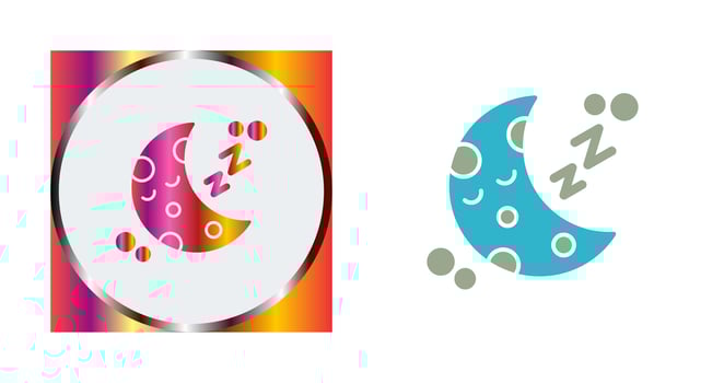 Sleeping Vector Icon