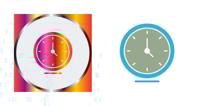 Clock Vector Icon