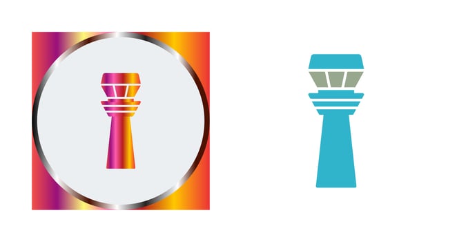 Control Tower Vector Icon