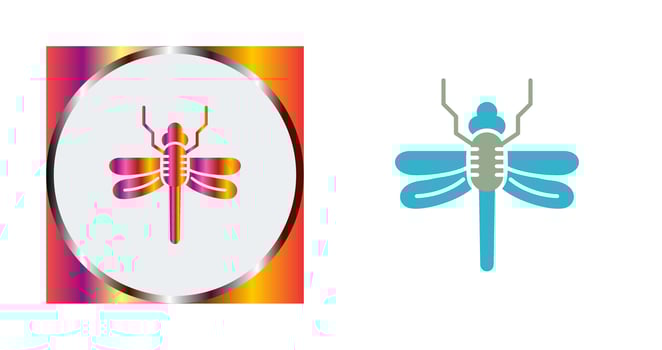 Dragonfly Vector Icon