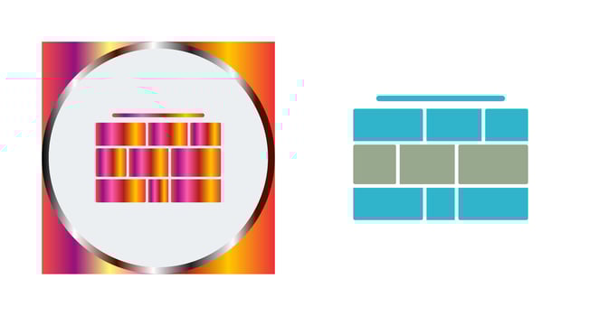 Brick wall Vector Icon