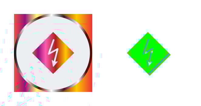 High Voltage Vector Icon