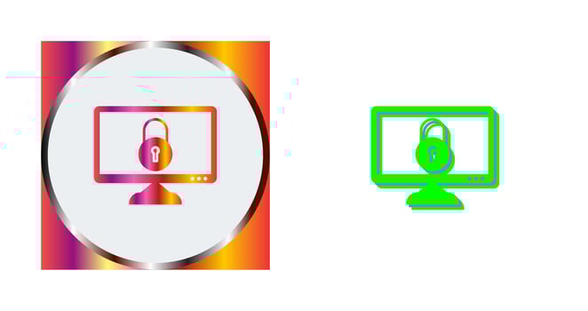 Unique Confidentiality Vector Icon