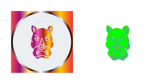 Rhino Vector Icon