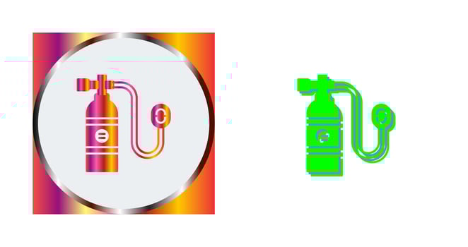 Oxygen Tank Vector Icon