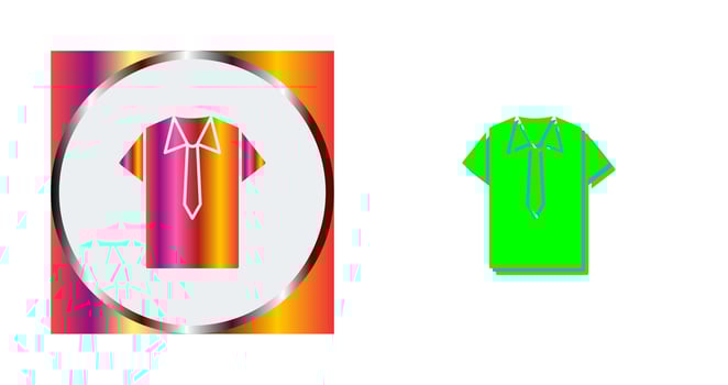 Shirt and Tie Vector Icon