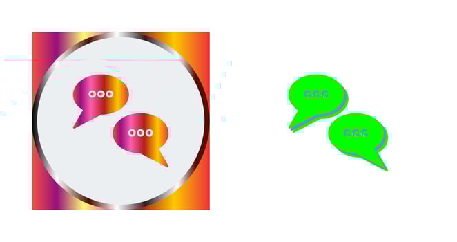 Conversation Bubbles Vector Icon