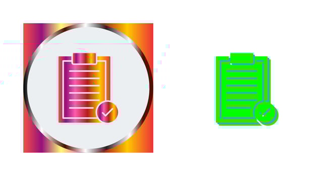 Selected Vector Icon
