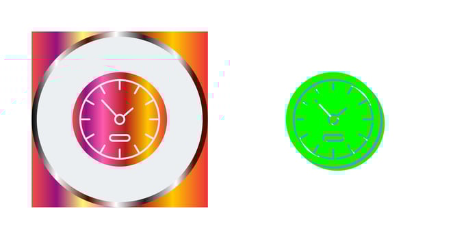 Clock Vector Icon