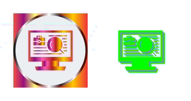Job Search Vector Icon