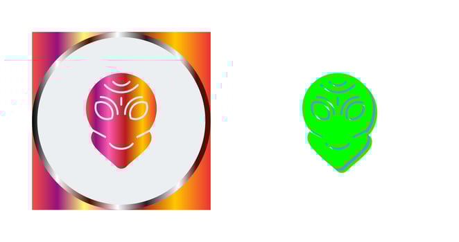 Alien Vector Icon